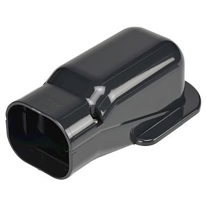 Inaba Denko SW-77-A muur afdekkap - Antraciet